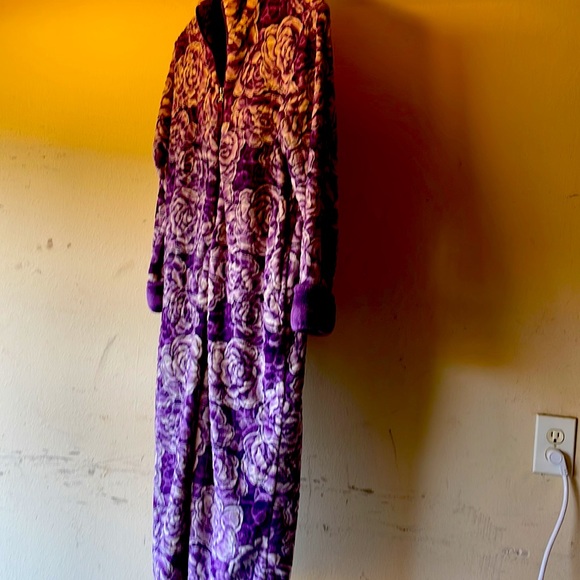 Purple Oscar de la renta robe - Picture 5 of 5